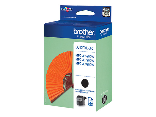 LC129XLBK BROTHER MFCJ6920DW TINTE BK HC 2400Seiten hohe Kapazitaet