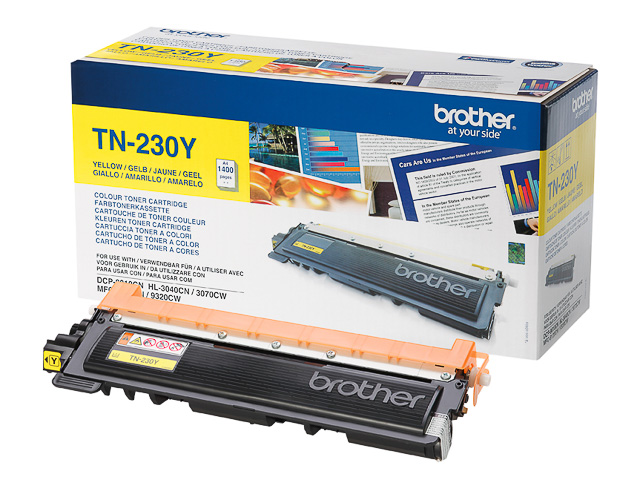 TN230Y BROTHER HL3040CN TONER YELLOW 1400Seiten