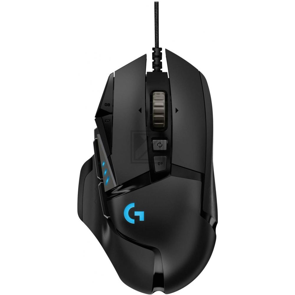 910-005471 LOGITECH G502 Hero Maus 11Tasten Gaming Kabel rechts 16.000dpi