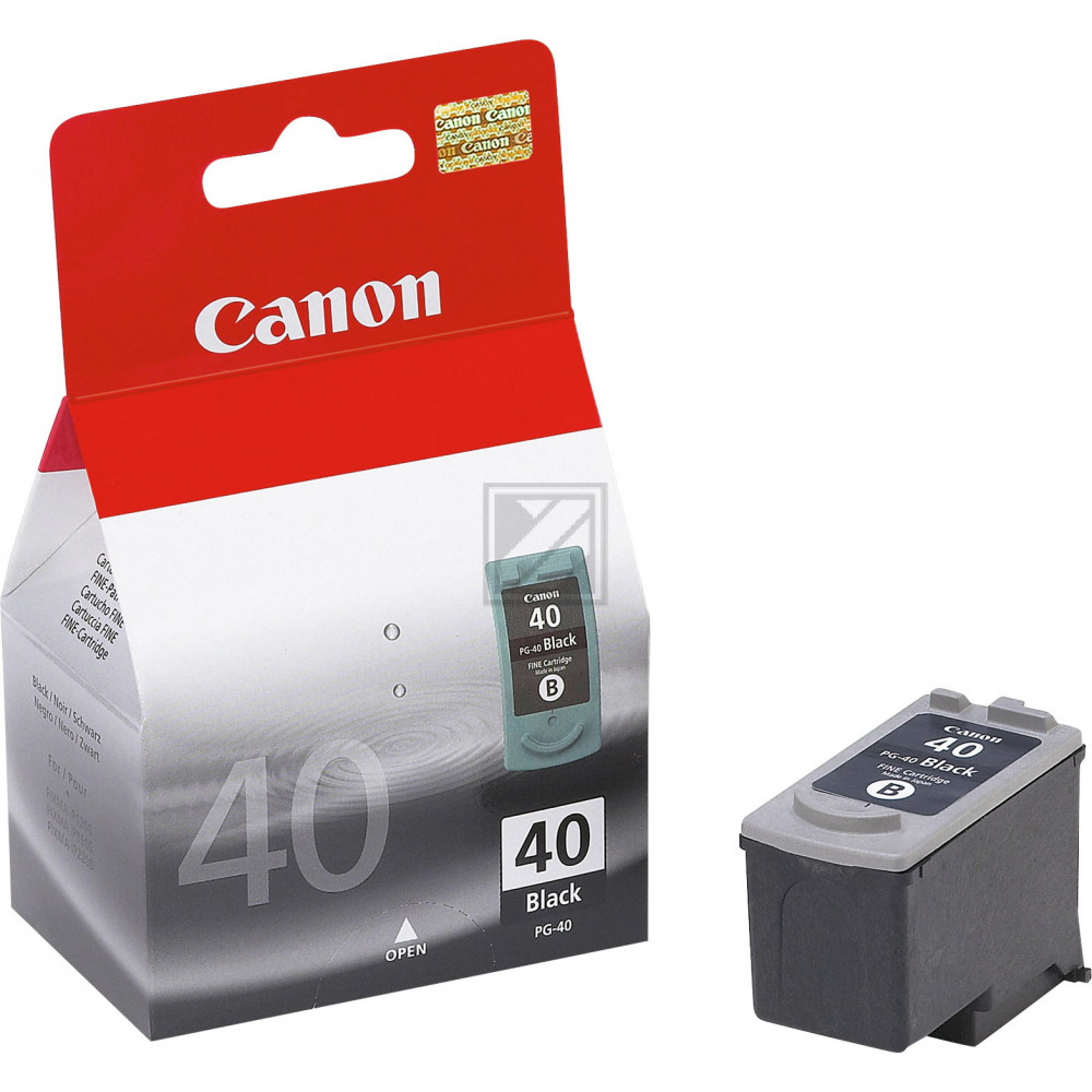 0615B001 CANON PG40 Nr.40 Pixma MP Tinte black ST 329Seiten 16ml
