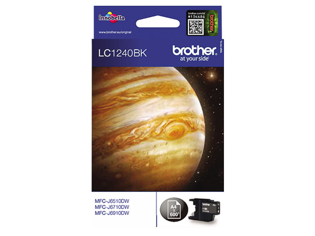 LC1240BK BROTHER MFCJ6510DW TINTE BLACK 600Seiten