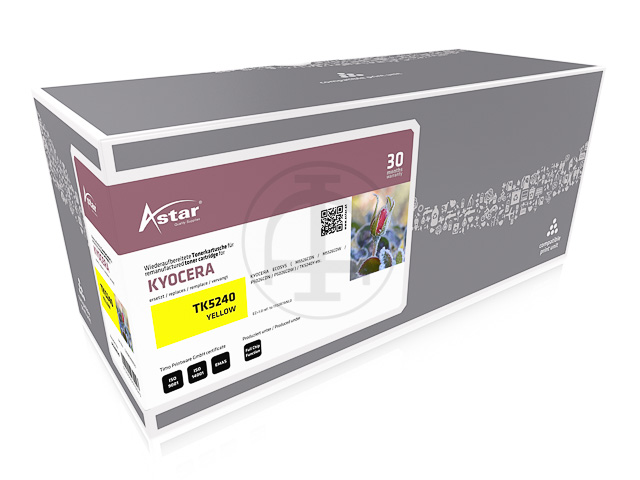 AS20029 ASTAR KYO. M5526 TONER YEL 1T02R7ANL0/TK5240Y 3000Seiten