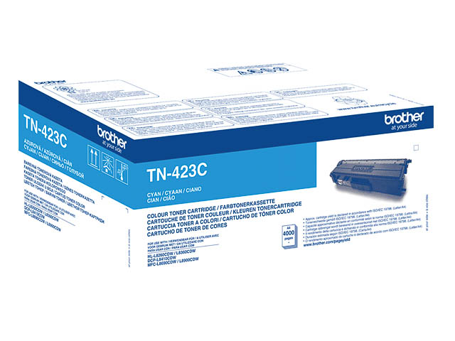 TN423C BROTHER HLL8260CDW TONER CYA HC 4000Seiten hohe Kapazitaet