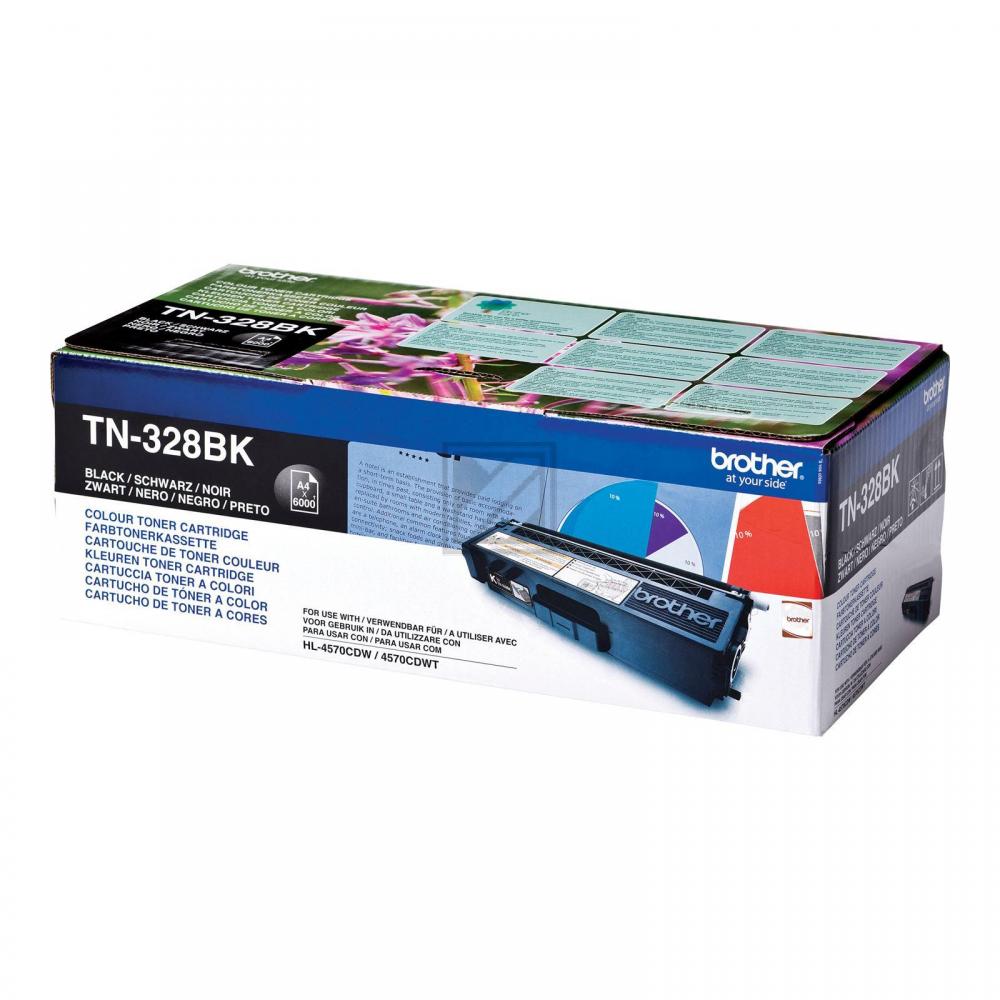 TN328BK BROTHER HL Toner black 6000 Seiten