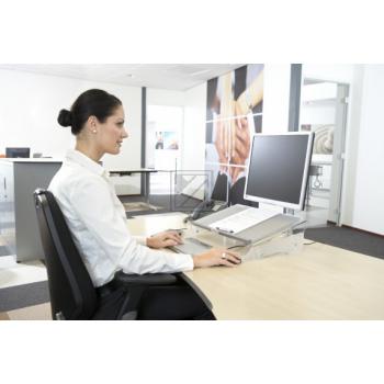 BNEFDESK640 BAKKER FlexDesk 640 Dokumentenhalter transparent
