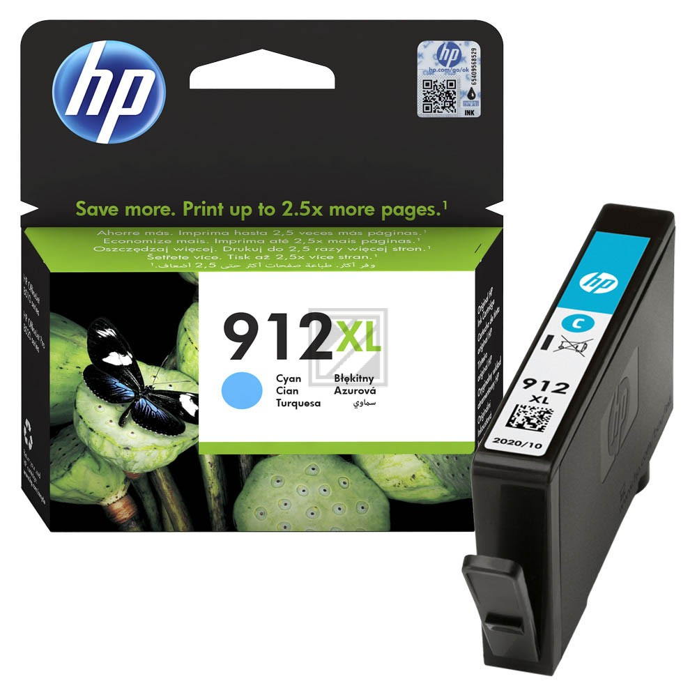 3YL81AE#BGX HP 912XL OJ Tinte cyan HC 700Seiten