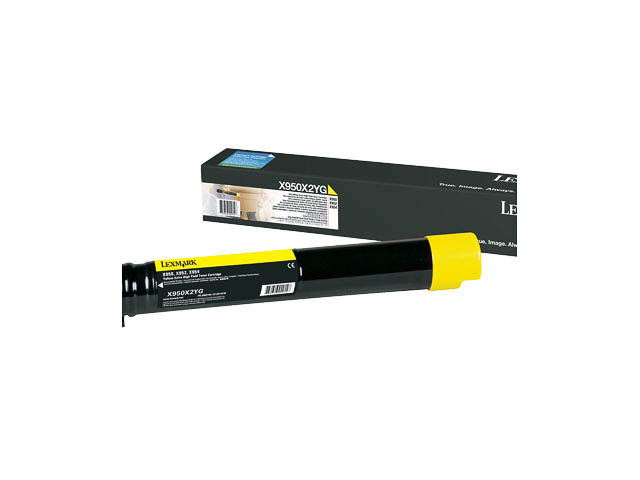 X950X2YG LEXMARK X950 TONER YELLOW 22.000Seiten