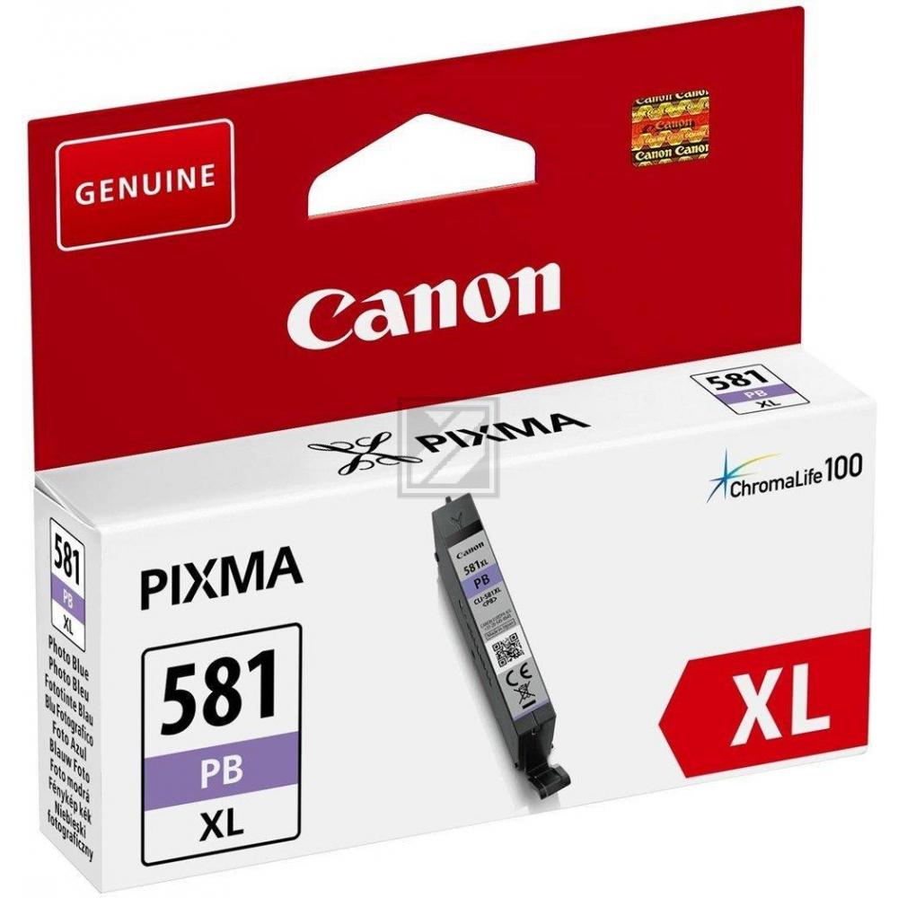 2053C001 CANON CLI581XLPB Nr.581 Pixma TS TR Fototinte blue HC 4710Seiten