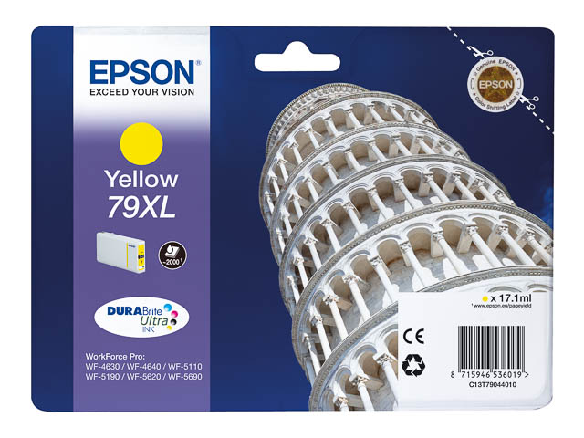 C13T79044010 EPSON WF5110WF TINTE YEL HC 17,1ml Nr.79XL 2000Seiten hohe Kap.