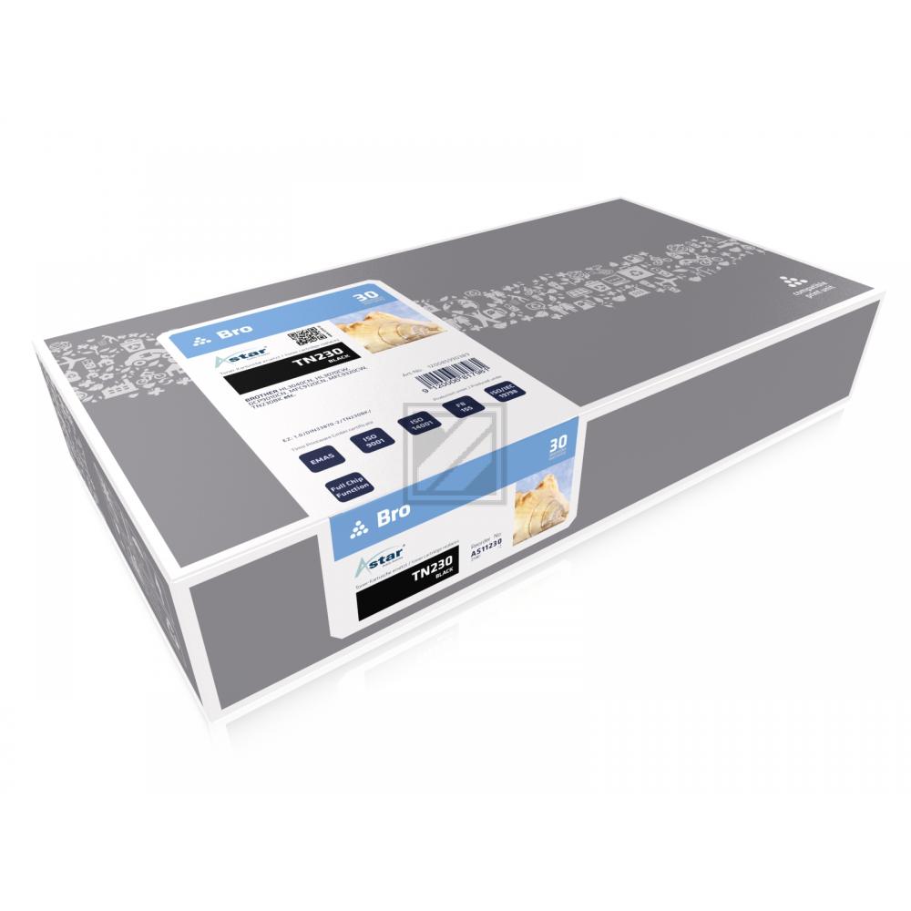 AS11230 ASTAR BROTHER TN230BK HL Toner black rebuilt 2200Seiten Chip