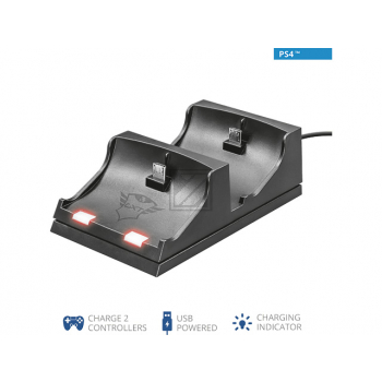TRUST GXT235 LADESTATION 2FACH 21681 fuer Controller