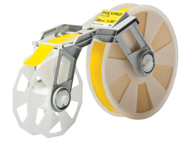 MCPP2YE BROTHER 38mm GELB OPP Tape Creator Plastik Film 38mmx310m