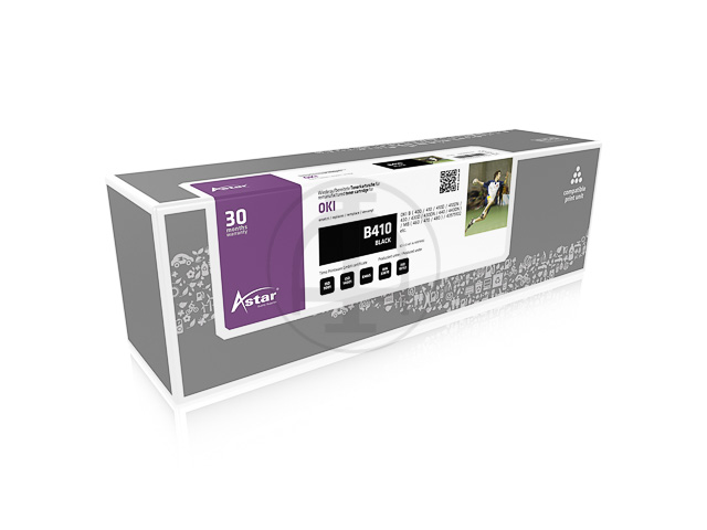 AS10102 ASTAR OKI B410 TONER BLK 43979102 3500Seiten