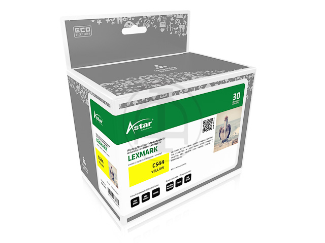 AS13445 ASTAR LEX. C544 TONER YEL C544X1YG 4000Seiten
