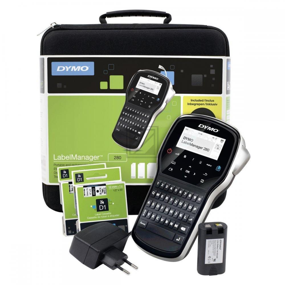 S0968990 DYMO LM280 Set Beschriftungsgeraet QWERTZ DE 6-12mm