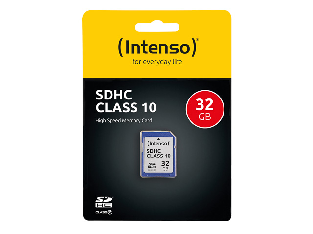 INTENSO SDHC KARTE 32GB 3411480 Klasse 10