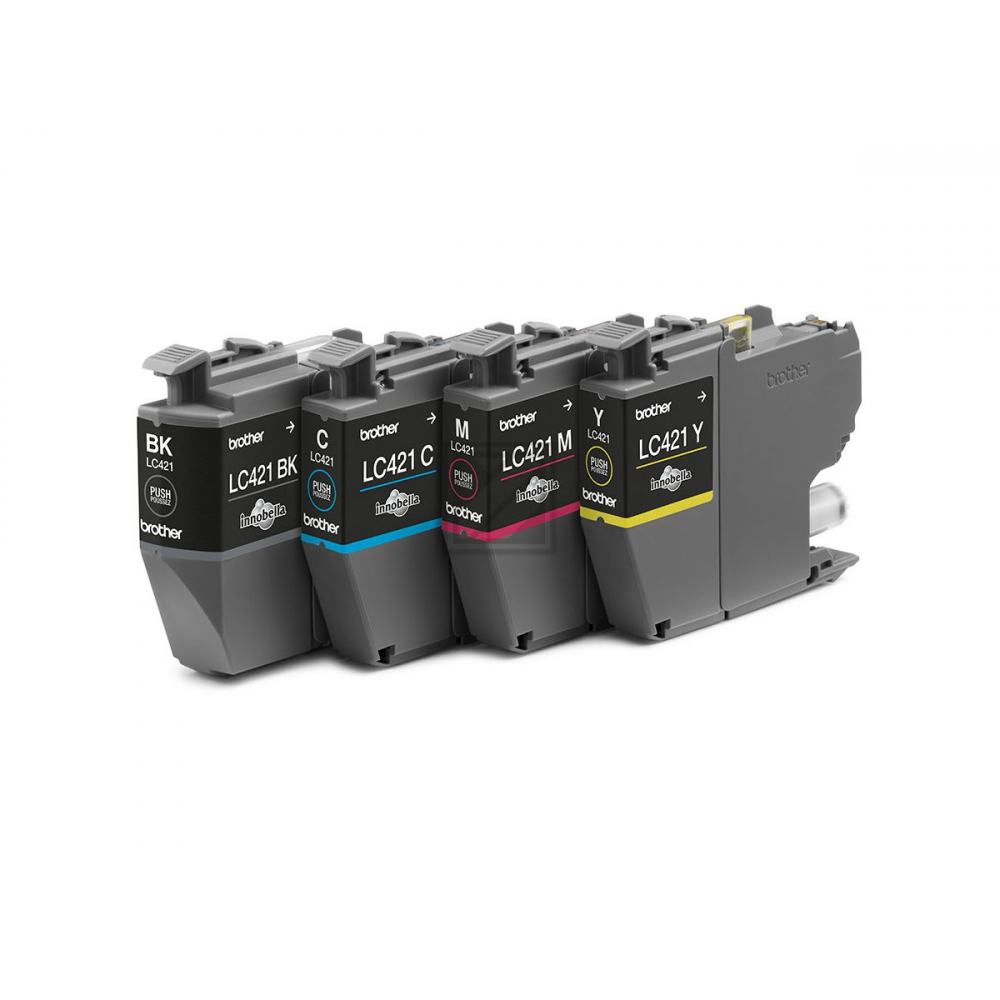 LC421VAL BROTHER DCPJ/MFCJ Tinte (4) cmyk ST 4x200Seiten