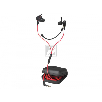 23029 TRUST GXT408 Cobra Headset Gaming Kabel Mikrofon in-ear 3,5mm Stecker rot