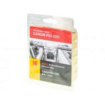 185C052001 KODAK CANON 2932B001 IP Tinte black rebuilt 350Seiten Blister 19ml