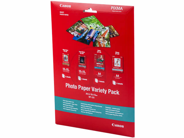 VP101 CANON FOTOPAPIER A4 + 10x15cm 0775B079 Vorteilspackung