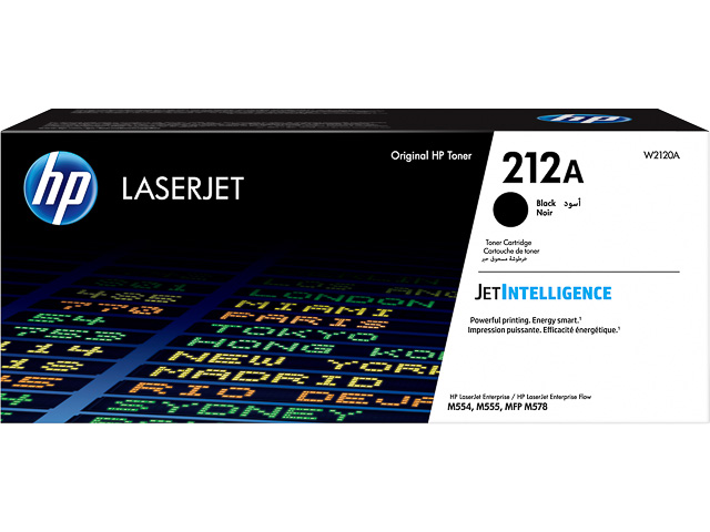 W2120A HP CLJ M554 TONER BLACK ST HP212A 5500Seiten Standard Kapazitaet