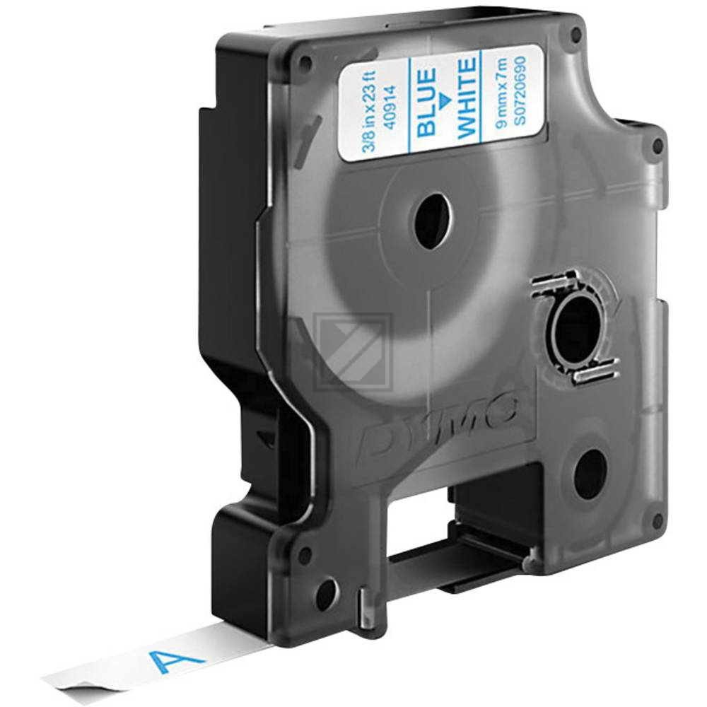 S0720690 DYMO D1 Schriftband 9mm blau weiss 7 Meter