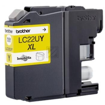 LC22UY BROTHER MFC Tinte yellow 1200 Seiten