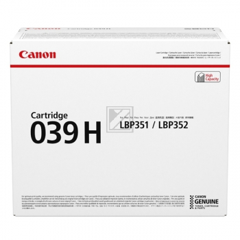 0288C001 CANON 039HBK LBP Toner black HC 25.000Seiten