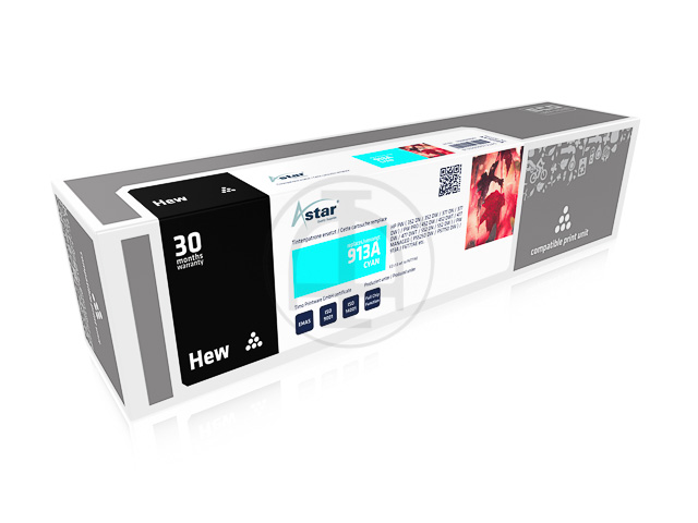 AS70009 ASTAR HP PW PRO352 TINTE CYA F6T77AE 913A 3000Seiten 37ml