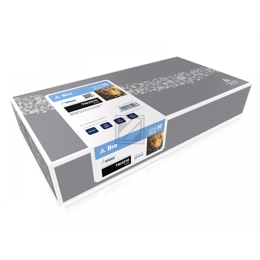 AS19213 ASTAR BROTHER TN2010 HL Toner black XXL rebuilt 2600Seiten