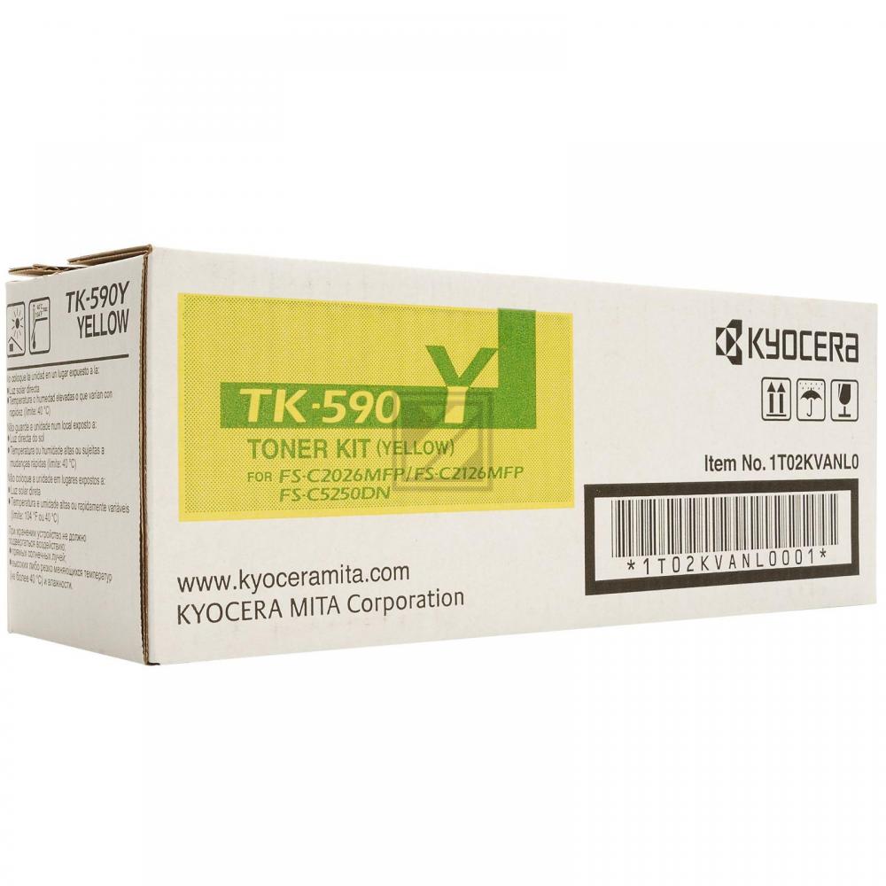 1T02KVANL0 KYOCERA TK590Y FSC Toner yellow 5000Seiten
