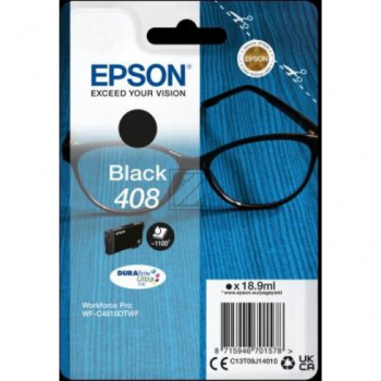 C13T09J14010 EPSON Nr.408 Durabrite WF Tinte black T09J 1100Seiten 18,9ml