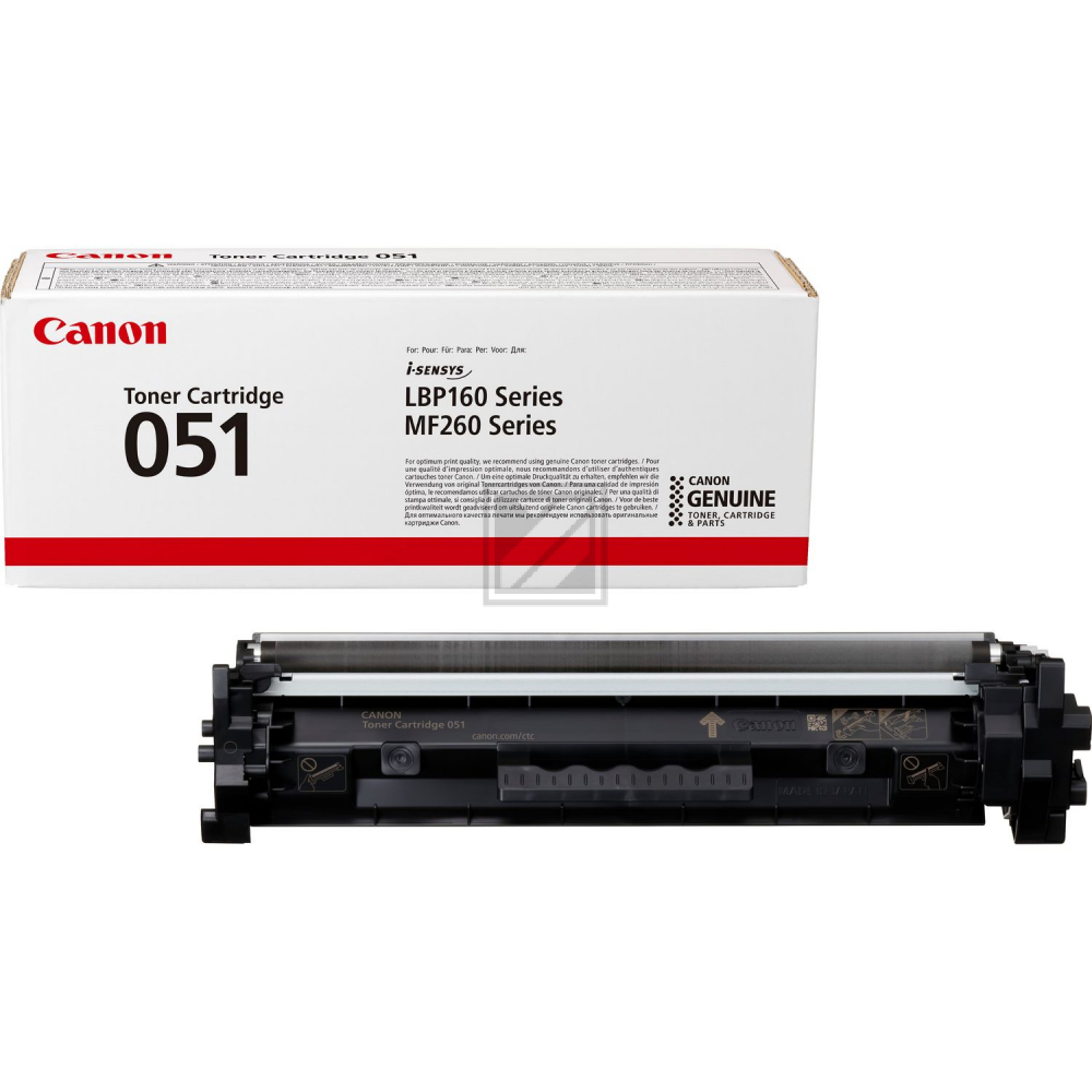 2168C002 CANON 051BK LBP Toner black ST 1700Seiten 650gr