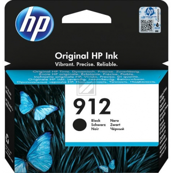 3YL80AE#BGX HP 912 OJ Tinte black ST 250 Seiten