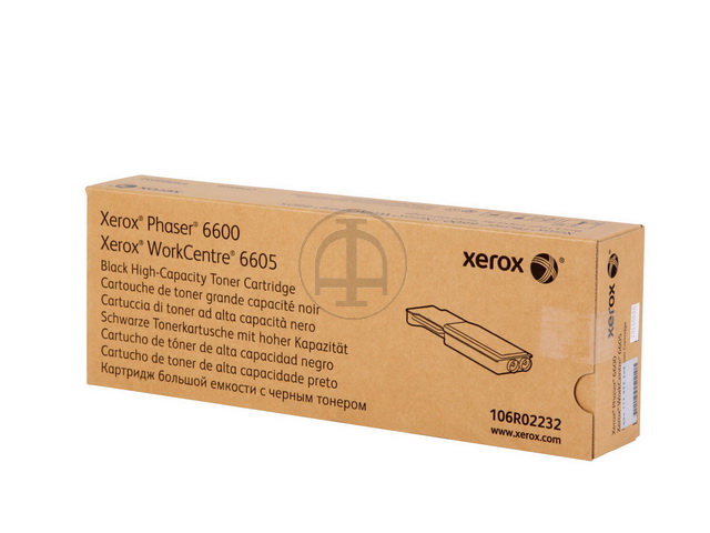 106R02232 XEROX PH6600 TONER BLACK HC 8000Seiten hohe Kapazitaet