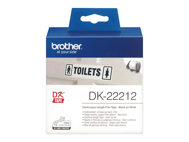 DK22212 BROTHER PT QL550 ETIKETTEN WEISS 15,24mx62mm