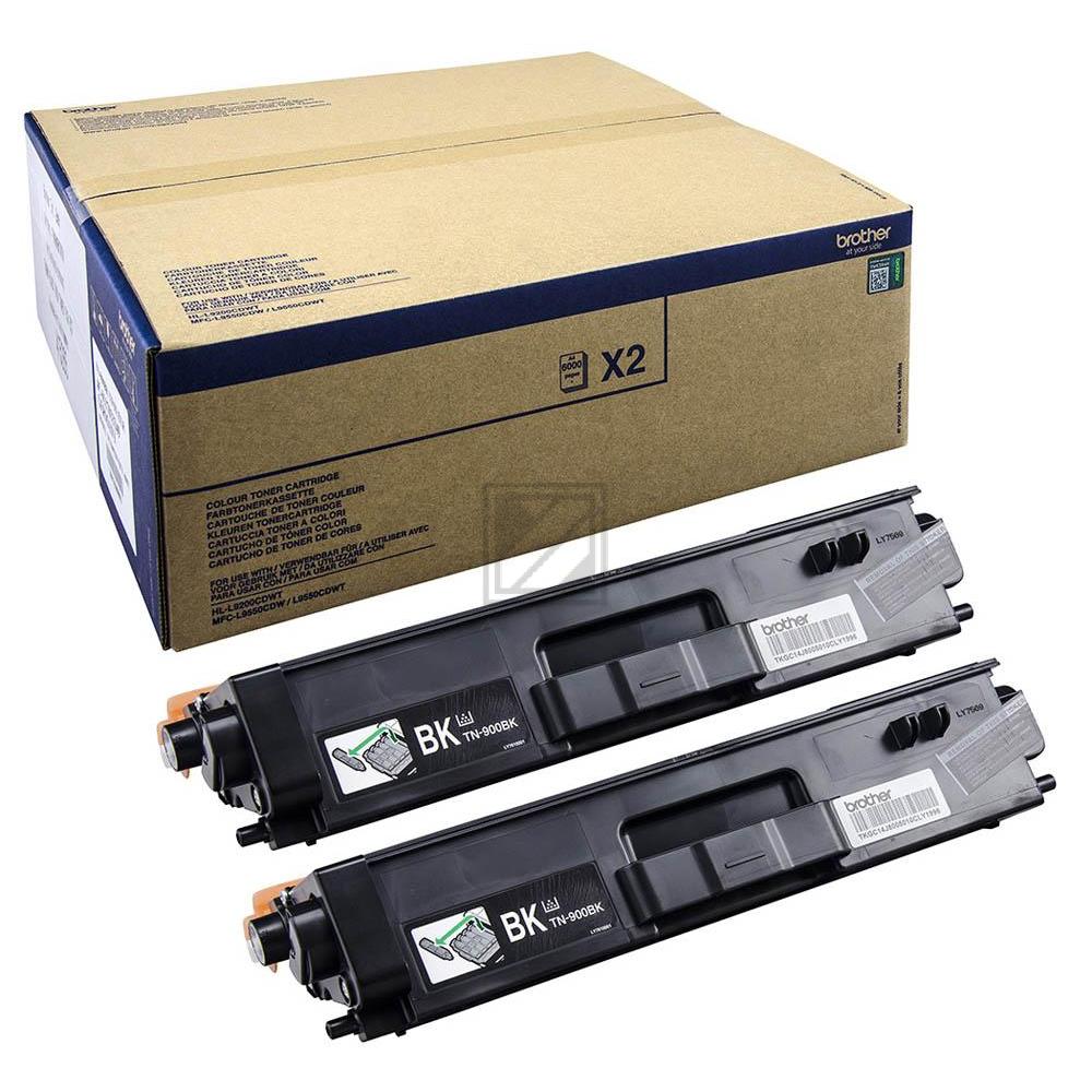 TN900BKTWIN BROTHER HL Toner (2) black 2x6000Seiten