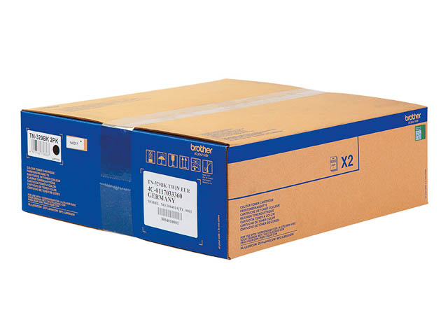 TN329BKTWIN BROTHER HLL8350 TONER(2) BLK 2x6000Seiten