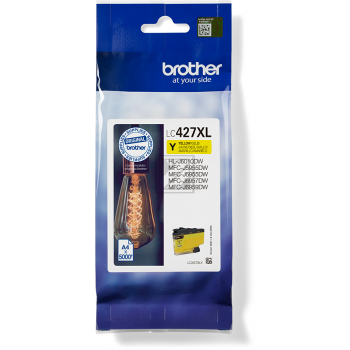 LC427XLY BROTHER DCPJ/MFCJ Tinte yellow HC 5000Seiten