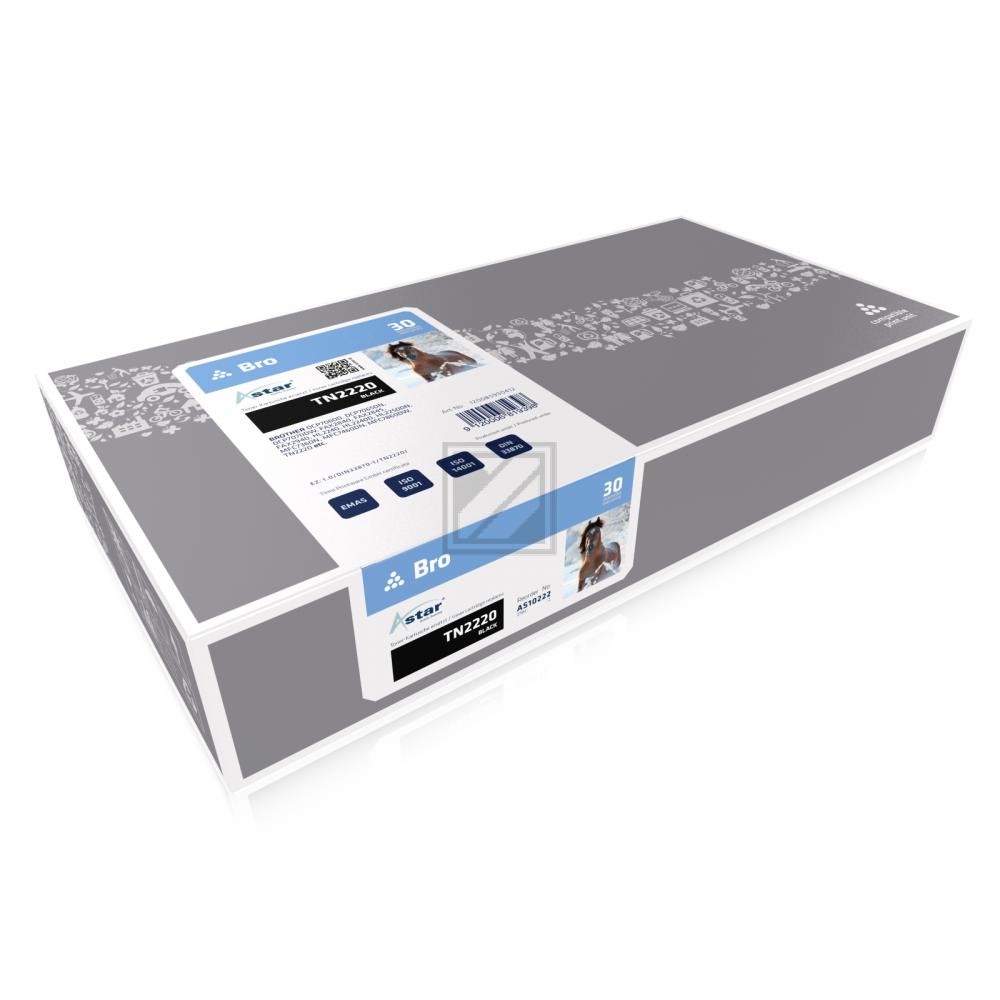 AS10222 ASTAR BROTHER TN2220 HL Toner black rebuilt 2600Seiten