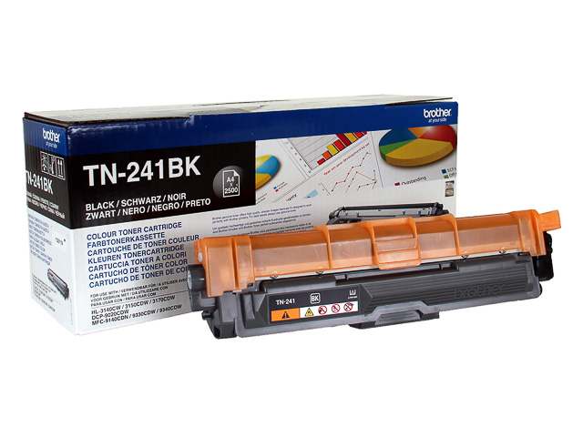 TN241BK BROTHER HL3140 TONER BLACK ST 2500Seiten Standard Kapazitaet