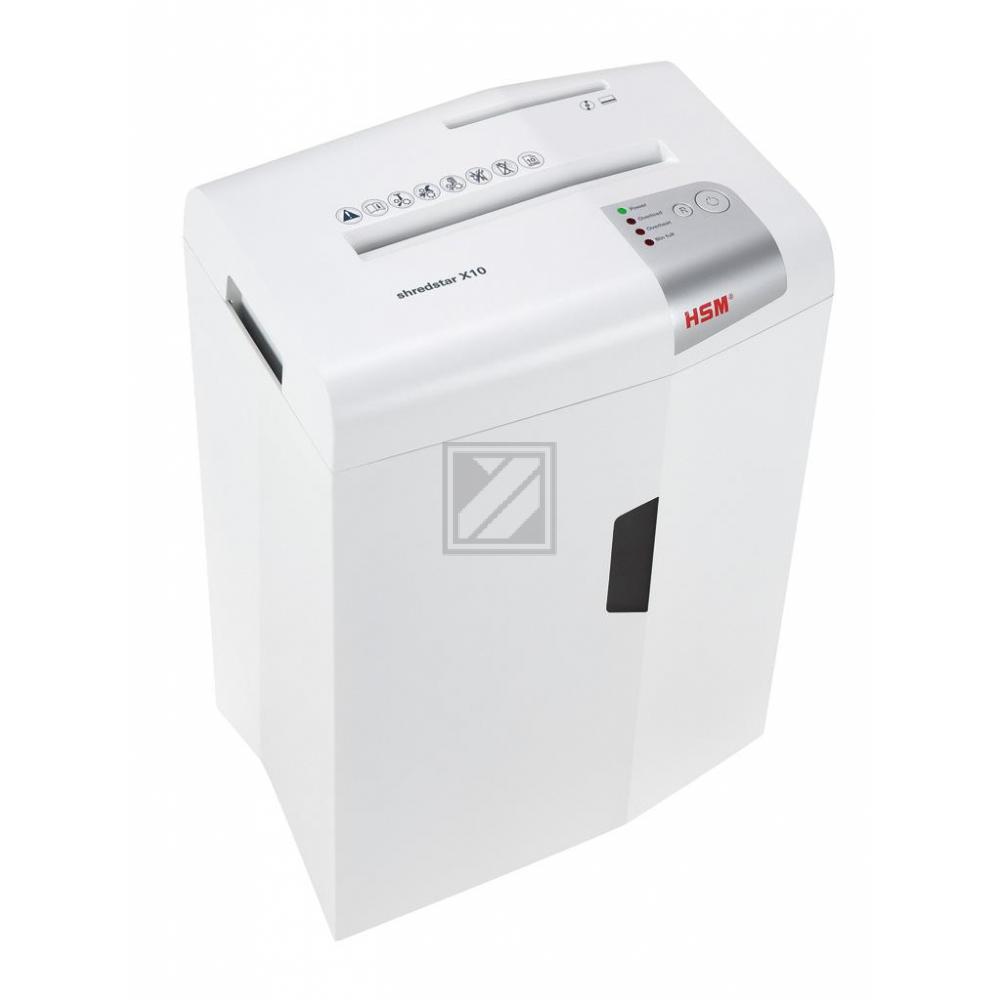 1045111 HSM Shredstar X10 Aktenvernichter A4 4,5x30mm Partikel P-4