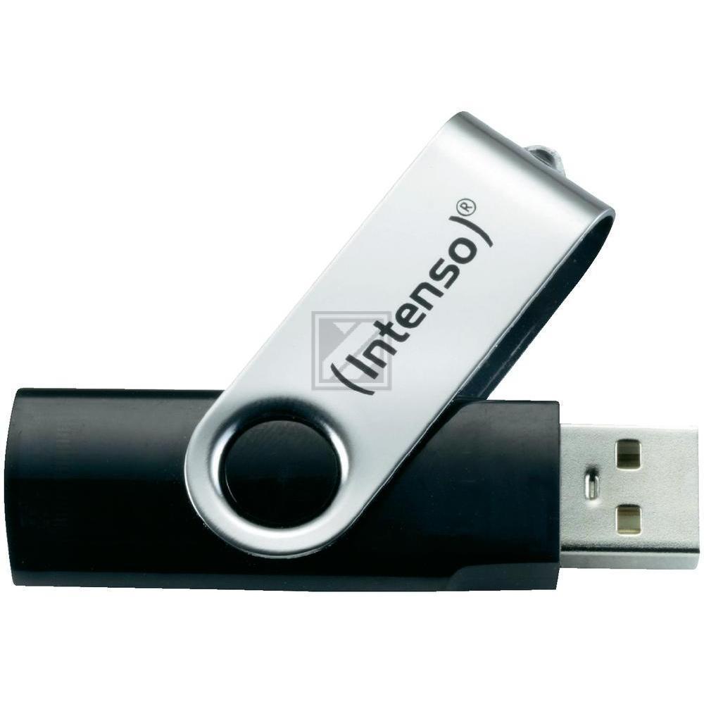 INTENSO BASIC LINE USB STICK 8GB 3503460 28Mb/s USB 2.0 schwarz