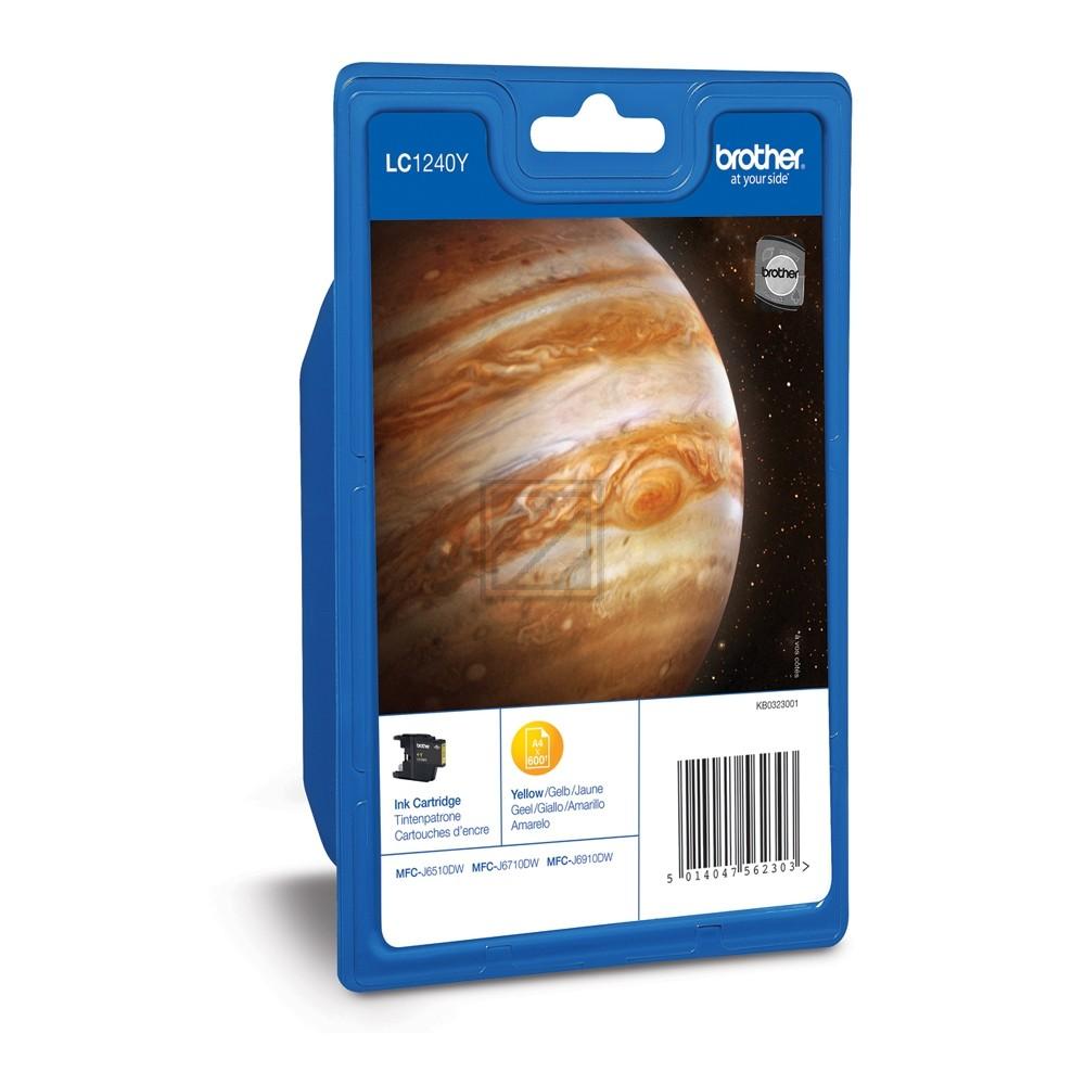 LC1240Y BROTHER MFC Tinte yellow 600 Seiten