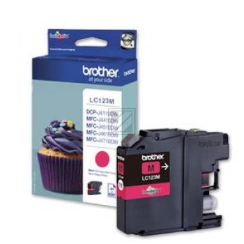 LC123M BROTHER MFC Tinte magenta ST 600 Seiten