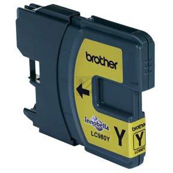 LC980Y BROTHER DCP Tinte yellow 260 Seiten