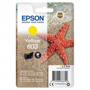 C13T03U44010 EPSON Nr.603 XP Tinte yellow ST 2,4ml