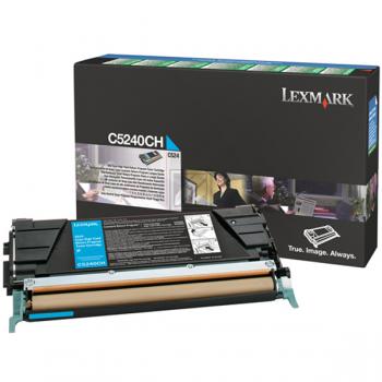 C5240CH LEXMARK Optra C Toner cyan HC return 5000Seiten