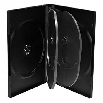 MEDIARANGE DVD CASE 5DISC (5) BOX35-5 Leerhuellen schwarz