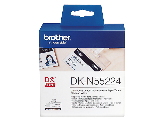DKN55224 BROTHER QL550 ETIKETTEN WEISS 30,48mx54mm